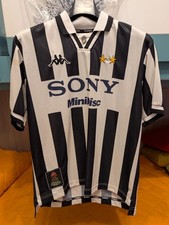 MAGLIA JUVENTUS 1996 1997 KAPPA SONY MINIDISC SUPERCUP GARA VINTAGE RARA L