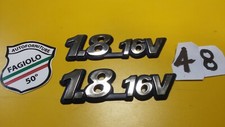SCRITTA " 1.8 16V" BRAVO  STEMMA CP.2PZ.FIAT SCUDO SIGLA 1.8 16V FREGIO PLASTICA