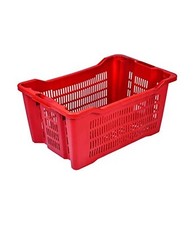 Cassette impilabili per Olive forata in plastica capacità 40 litri CM 56X35XH31