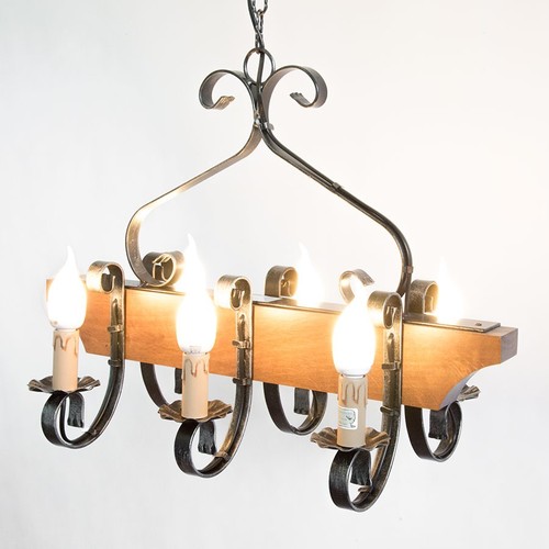 Lampadario tronchetto in - lampadario,