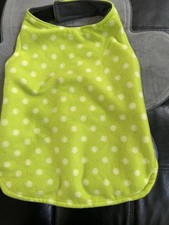 Pile a pois bianco reversibile