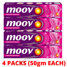 4x Crema Moov Fast per alleviare i dolori muscolari e articolari con olio...