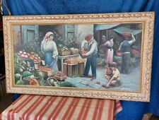 Grande Dipinto Olio Su Tela