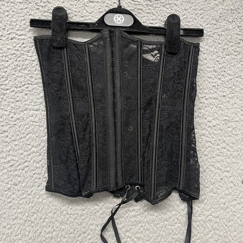 Corsetto pizzo donna nero - corsetto,