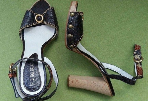 Sandali pinko pelle - in,