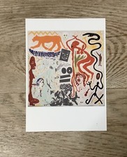 1 cartolina artistica, A. R. Penck, N. Complesso ( 1976) Nuovo