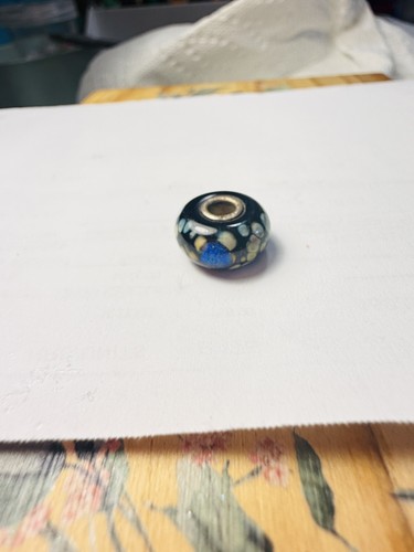 Trollbeads mosaico fiore nero - trollbeads,