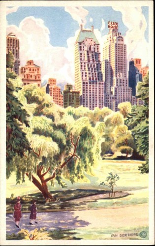 Cartolina epoca new - york, ny