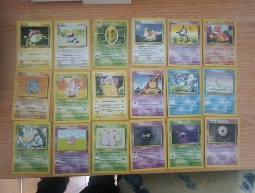 Lotto carte pokemon prima - carte,