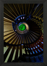 Una vecchia scala a chiocciola