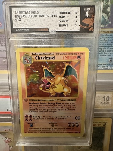 1999 pokemon charizard base - 1999,