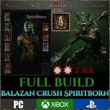 💥Diablo 4💥Balazan Crush Spiritborn💥 COSTRUZIONE FINALE 💥STAGIONE 9 PECCATI DI ORADRIM