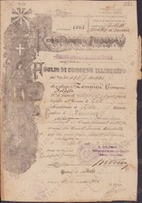 1924 TRIESTE Foglio Congedo