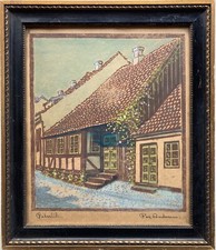 Silografia a Colori Casa a