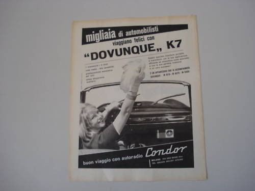 Advertising pubblicità 1962 - advertising,