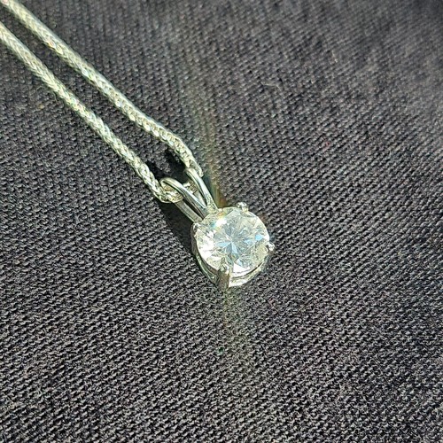 Colgante con diamante natural - colgante,