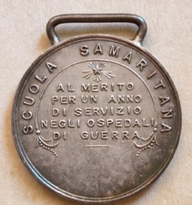 MEDAGLIA MERITO SERVIZIO OSPEDALI DI GUERRA REGIA ZECCA CROCE ROSSA ITALIANA CRI