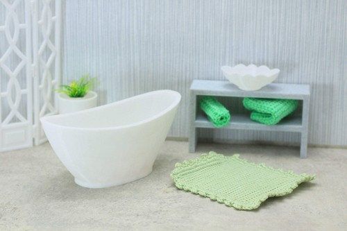 Vasca bagno ovale - bagno, moderna