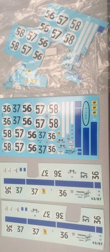 Decalcomanie scala osca - 1/43,