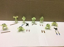 TARTARUGHE NINJA FLUO SERIE COMPLETA 8 PZ DOLCI PREZIOSI (UNICA SU EBAY) KINDER