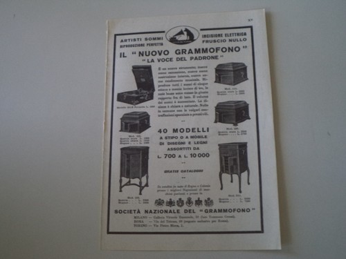 Advertising pubblicità 1927 - advertising,