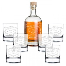 Set regalo whisky 7 pezzi