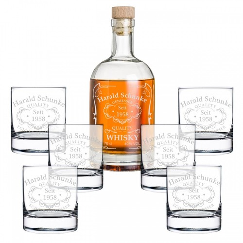 Tlg whisky set regalo - 7-tlg.,