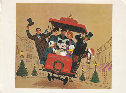 Cartolina natale walt - cartolina, di