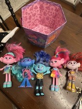 Hasbro Trolls Dolls Fashion Remix ottime condizioni lotto di 5