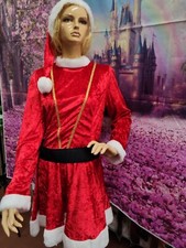 costume mamma natale in vellutino di ciniglia