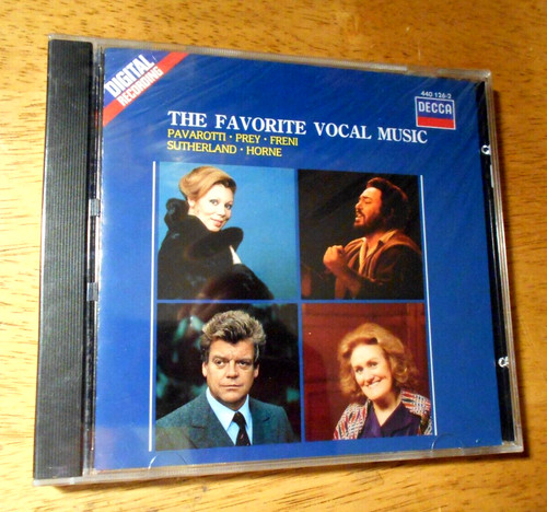 Favorite vocal music pavarotti - vocal,