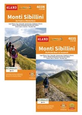Monti sibillini carta scala - carta, a