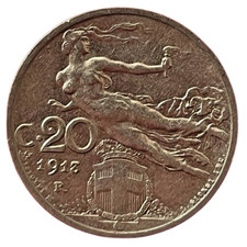 Italia 1913 R 20 Centesimi