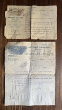 2 x Documenti Archivio Araldico Antonio Vallardi Editore Milano 1923