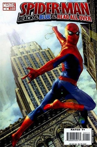 Spider man black blue - &,