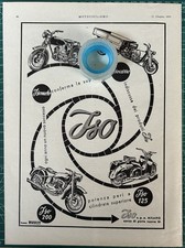 Rara Pubblicità ISOmoto/ISOcarro/ISO 125/ISO 200-Milano 1953