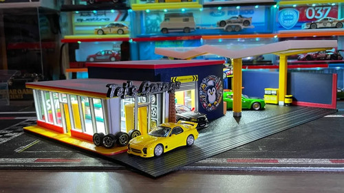 Tej garage diorama - 1:64, tej’s