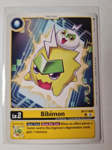Digimon bibimon bt17 003 - digimon,