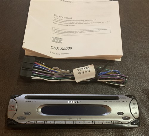 Sony cdx s2000 - sony, lettore