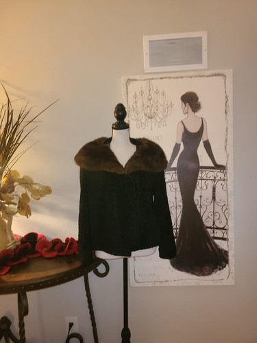 Giacca vintage nera - , persiana