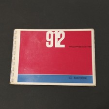 PORSCHE 912 libretto uso manutenzione anno 1965 italiano ottimo