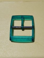 Fibbia Originale Swatch X Cinturino Orologio Verde Fluo Trasparente 