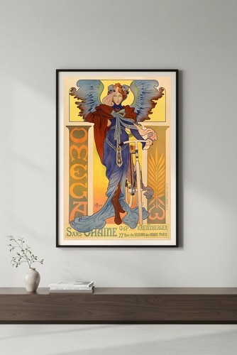 Poster bicicletta art nouveau - poster,