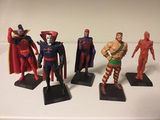 lotto 5 supereroi MARVEL statuine in piombo EAGLEMOSS edicola