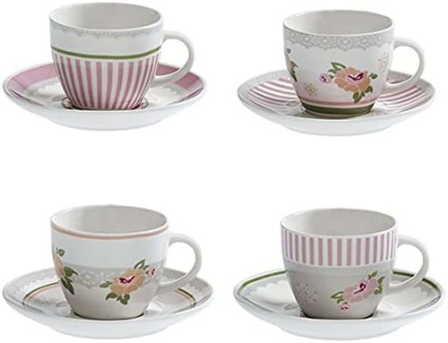 Set tazze caffè peonia - da,