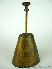 Vecchia campana in ottone,campanella da tavolo vintage con pomolo a214