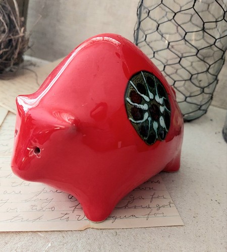 Salvadanaio toro vintage