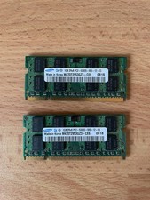 Samsung 2x1GB SO-DIMM DDR2 PC2-5300S 667Mhz Memory (M470T2864EH3-CE6)