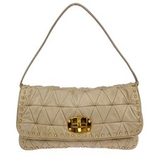 BUYIT Miu Miu Beige Studded