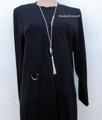 Zara vestito dress rigato - rigato, 38